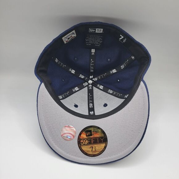 Toronto Blue Jays Unisex Mens Womens 7 3/8 Fitted New Era Wool Hat 59FIFTY MLB - Picture 6 of 13